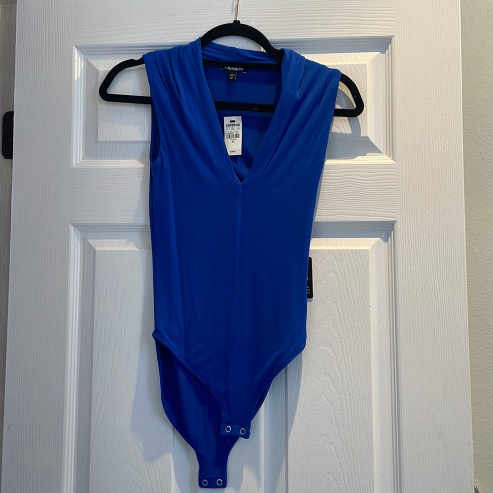 Express blue bodysuit